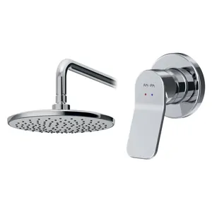 Душевая система AM.PM FB85A2R000 смеситель для душа, верхний душ 220мм, хром