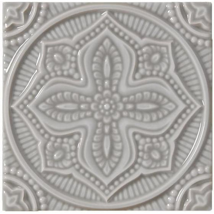 Adex Studio ADST4073 Relieve Mandala Planet Graystone 14,8x14,8