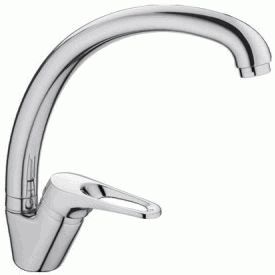 Смеситель Ledeme для кухни, однозахватный, поворотный излив, хром L4113