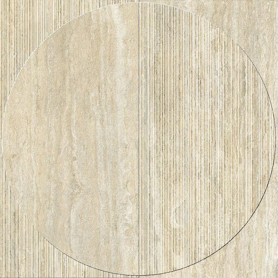 декор I Travertini Beige Vein C Dec Radio 3D 120x120