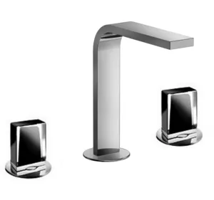 Смеситель Fantini на раковину трехсекционный с донным клапаном, излив 164мм, хром 2902N504S