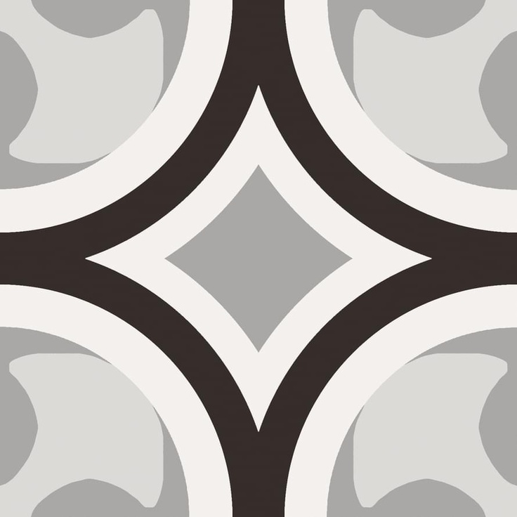 Sant Agostino Patchwork Black White CSAPBW0120 1 20x20 матовая