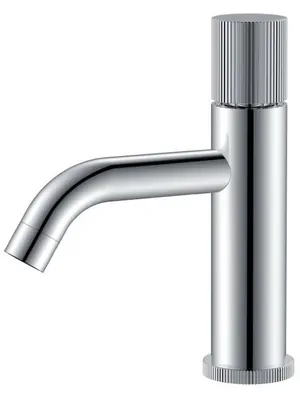 Смеситель Boheme 121-CRCR.3 для раковины, на 1 отверстие,однозахв, ручка spirale, хром