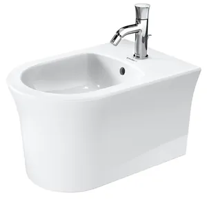 Биде подвесное Duravit 2293150000 370х540 перелив, отв. под смеситель, крепеж, белый