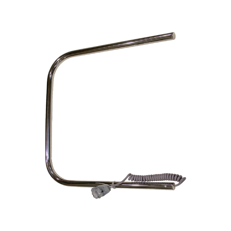 Полотенцесушитель электрический полотенцесушитель MELODIA Moon Electro 50x50 мм П-обр. cухой ТЭН 100Вт белый матовыйRMNE5050