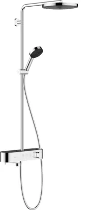 Душевая система Hansgrohe 24230000 Showerpipe 260 1jet с термостатом для ванны, хром