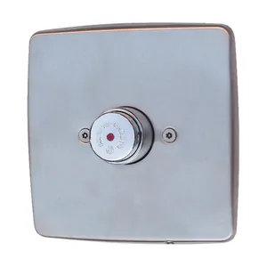 Смеситель для душа Presto P 500 Sb антивандальн,встраив,порционно-нажимной,с внутр.частью,хром 38330