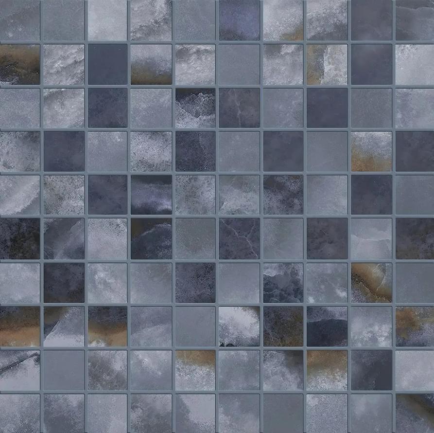 мозаика Tele Di Marmo Onyx Mosaico 3x3 Blue Silktech 30x30