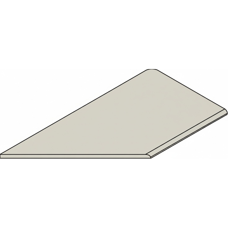 Italon Magma (Магма) 620090001325 X2 Минерал бортик закруглённый Левый 30x120 матовая