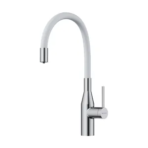 Смеситель для мойки Omoikiri -2-PLUS-BN-WH однозахват.,с фильтром,нерж.сталь,бел. шл. 4994345