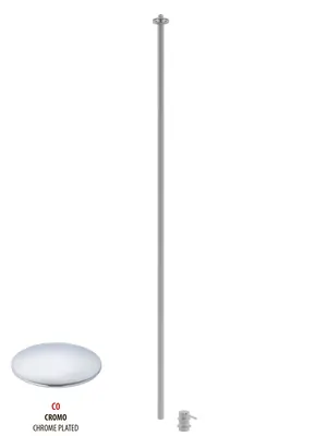 Смеситель GATTONI 9149/91CO с потолочным изливом, дистанционное управление, хром