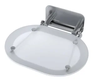 Сиденье для душевой кабины RAVAK Chrome Clear/Stainless овальное матовое/нерж.сталь