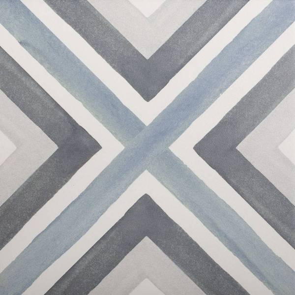 Aquarel Blue 20X20 матовая