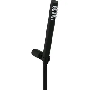 Душевой гарнитур Paffoni ZDUP036NO шланг 1500 мм, черный матовый