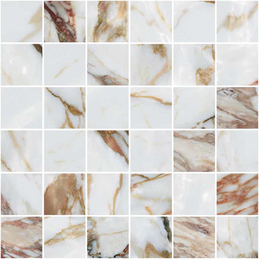 мозаика Cosmopolitan Arabescato Oro Luc Mosaico 36T 30x30