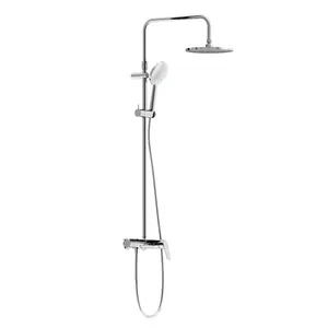 Душевая система DAMIXA со смесителем и полкой, хром 977780000