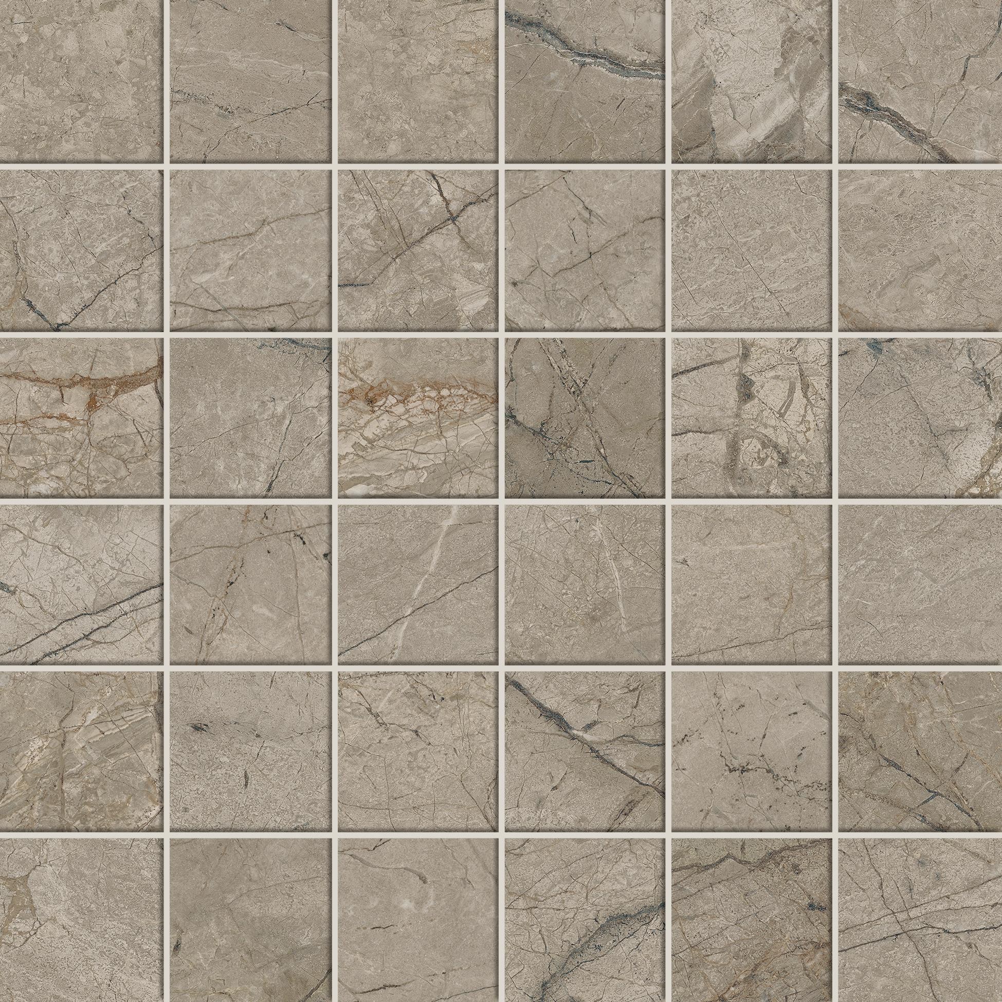 Forte Dei Marmi Mystic Grey Mosaic Cer Satin 30X30 сатинированная