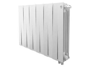 Радиатор биметаллический, 12 секций ROYAL THERMO Bianco Traffico нижнее подкл