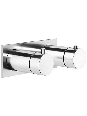 Смеситель для ванны/душа Gessi термостат на 2 потр., внешняя часть, хром 63334.031