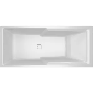 Ванна акриловая RIHO 180x80 R LED-подсветка, заполнение через перелив, прямоугольная