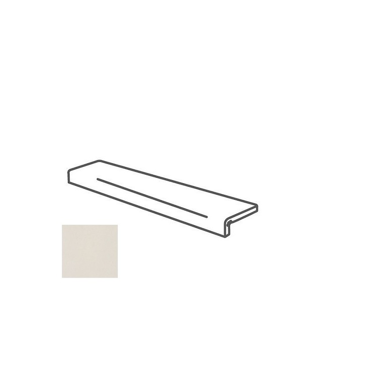 Impronta italgraniti Nuances NU0595I Elemento L Incollato Avorio 16,5x60 матовая