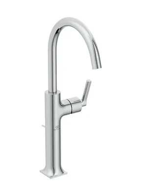 Ideal Standard Vessel Смеситель для раковины BD155AA однозахватный, донный клапан, хром