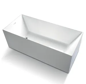 Ванна акриловая Gruppo Treesse V375BL 1700х750х600 отдельностоящая, слив-перелив, белый глянец