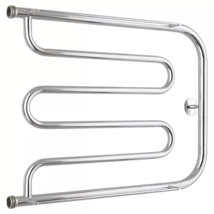 Полотенцесушитель водяной СТИЛЬЕ 2П 500х650,нерж.сталь, бок подкл.,резьба-сгон 1",00016-5065