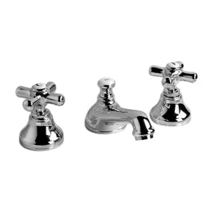 Смеситель для раковины Devon&Devon UTCI100CR на 3 отверстия, донный клапан, хром