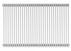 Радиатор стальной КЗТО 2-500 (534х801х112) 32 секций,2058Вт,25шаг,нижнее прав.подк,белый