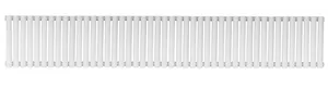 Радиатор стальной КЗТО 2-300 (334х2251х108) 45 секций, 3038Вт, нижнее прав.подкл, белый