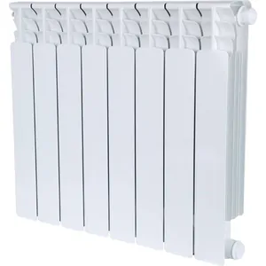 Радиатор STOUT 500 8 секций, биметаллический, нижнее правое подключение, белый SRB-0320-050008