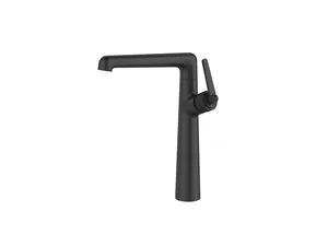 Смеситель для умывальника ESKO Black BG25B однозахватный, высокий излив, цвет: черный