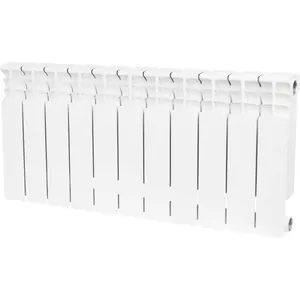 Радиатор STOUT 500 11 секций, биметаллический, боковое подключение, белый SRB-0310-050011