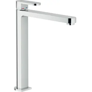 Смеситель NOBILI для раковины, однозахватный, высокий излив, д/клапан, хром 94128/2CR