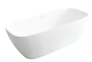 Ванна Gruppo Treesse V297BO 1700х720х560 иск. камень, отдельностоящая, белая матовая