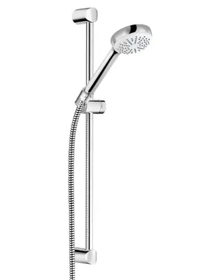 Душевой гарнитур KLUDI 1S лейка 1 режим, шланг, штанга 600мм, хром 6816005-00