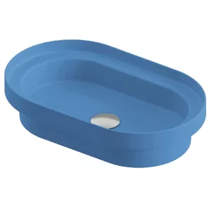 Раковина ArtCeram 350х580 врезная/накладная, голубой авио TFL033 38;00