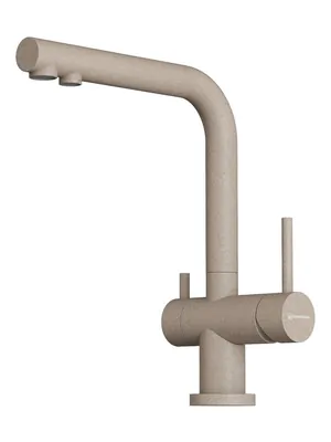 Смеситель для мойки Omoikiri -P-SA бежевый, с краном для питьевой воды 4974055