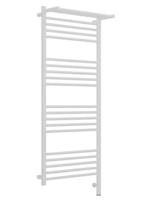 СУНЕРЖА с полкой Полотенцесушитель 1200х500 белый матовый МЭМ правый 30-6007-1250