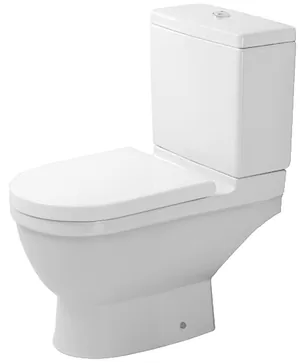 Унитаз-компакт DURAVIT 390х655х795 гориз. выпуск, нижний подвод 0126090000+0920100005