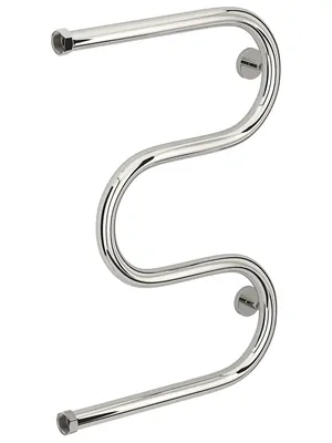 СУНЕРЖА Полотенцесушитель 600х400 нерж. сталь, нак. гайка 1" 00-0007-6040