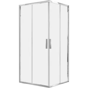 Душевой уголок RAVAK BLSRV2-90 (900х900х1950) раздвиж.двери, квадрат., блест.+Transparent