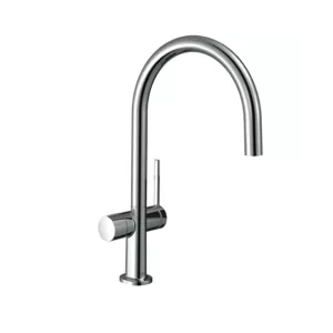 Смеситель Hansgrohe для кухни 220 с запорным вентилем, 1jet хром 72805000