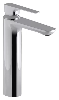 Смеситель Jacob Delafon + для умывальника, высокий излив 212 мм, без донного клапана E72336-CP