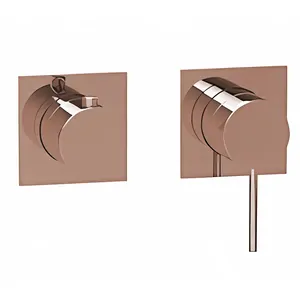 Смеситель для ванны/душа Almar однозахв., встраиваемый, 2-3 выхода, медь браш. E180191.CO