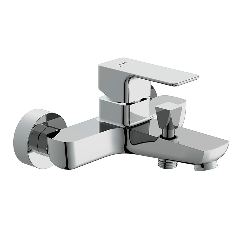 Смеситель для ванны/душа Cersanit 63040 настенный, однорычажный, хром