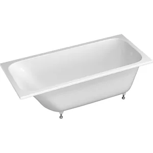 Ванна встраиваемая Salini 1600х700х600 иск. камень, S-Sense, цвет: белый глянцевый 102015G