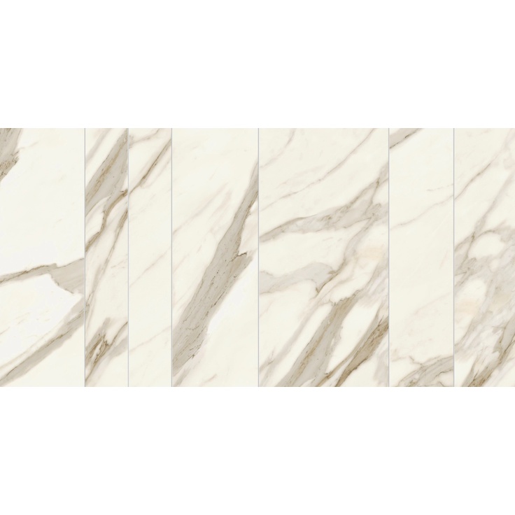 Atlas Concorde Marvel Meraviglia APV6 Calacatta Bernini Grid Velvet Ret 59,5x118,2 полуматовая