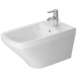 Биде подвесное DURAVIT 370х620 отверстие под смеситель, перелив, покрытие WG 22861500001